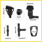 7pcs Windshield Wiper Fluid Squirter Nozzle for Ford Fusion (2006–2012) 8E5Z17603A