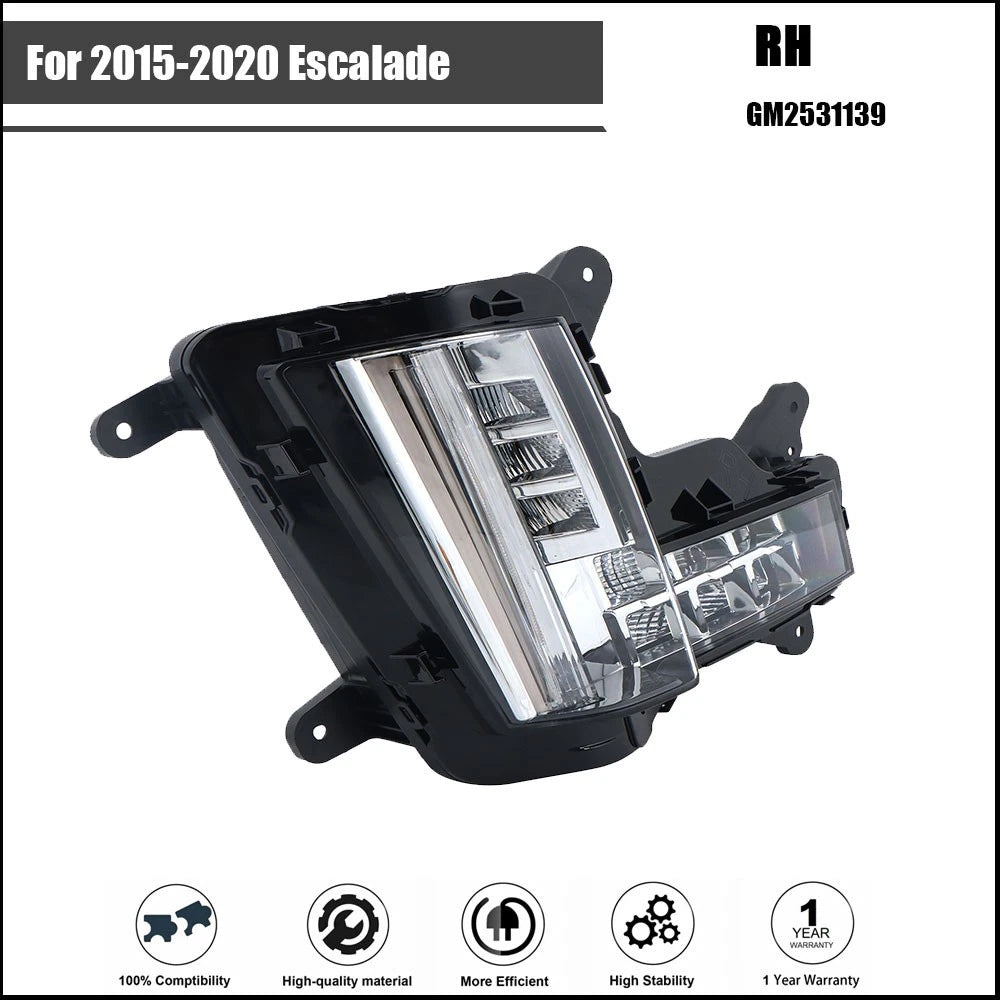 LED Fog Light for Escalade (2015â2020) with Crash Imminent Braking