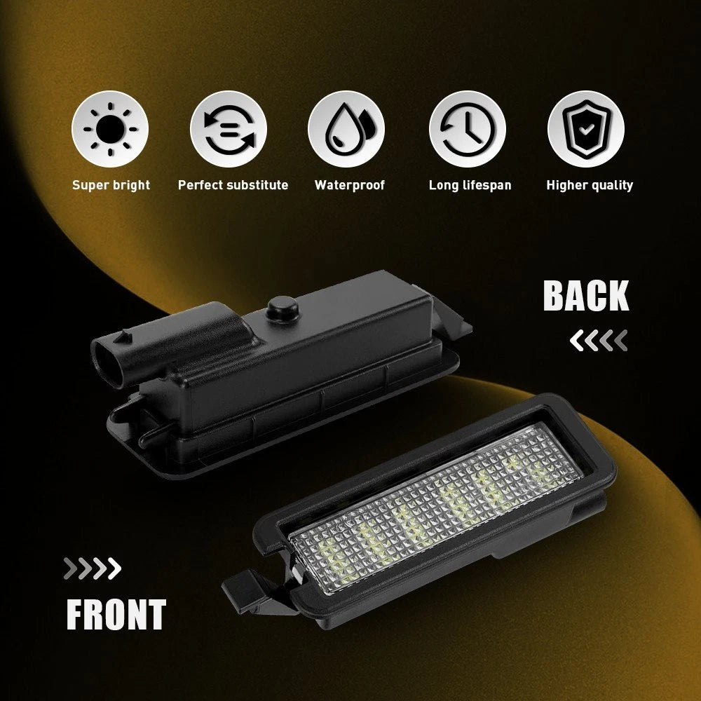 2X LED License Plate Light for Chrysler Voyager (2020–2022) 68276972AA PY