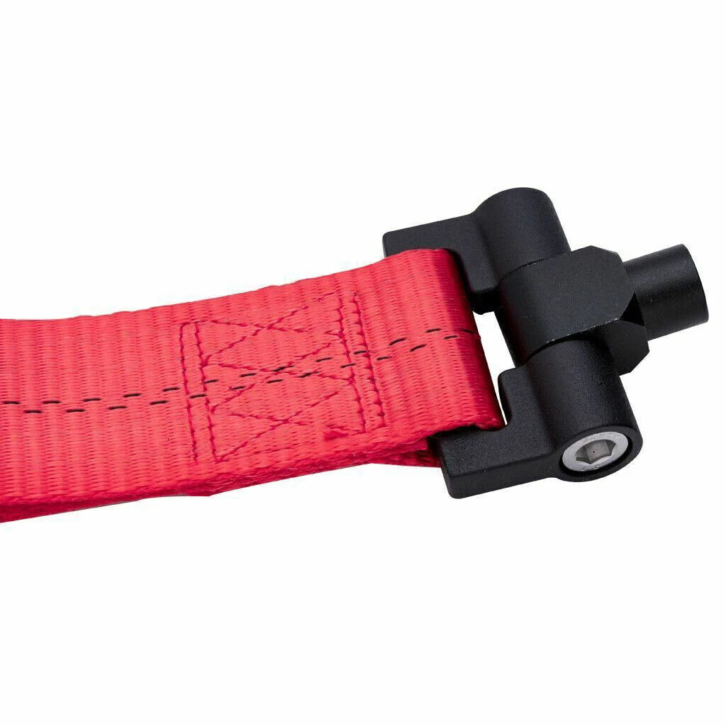 Red Alloy Nylon Strip Front Bumper Track Tow Hook for Audi A4/A5/A7/S4/S5 (2009-2017)