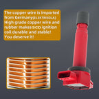 Set of 8 Ignition Coils for Volvo S80 (2007–2010) XC90 (2005–2011) UF574