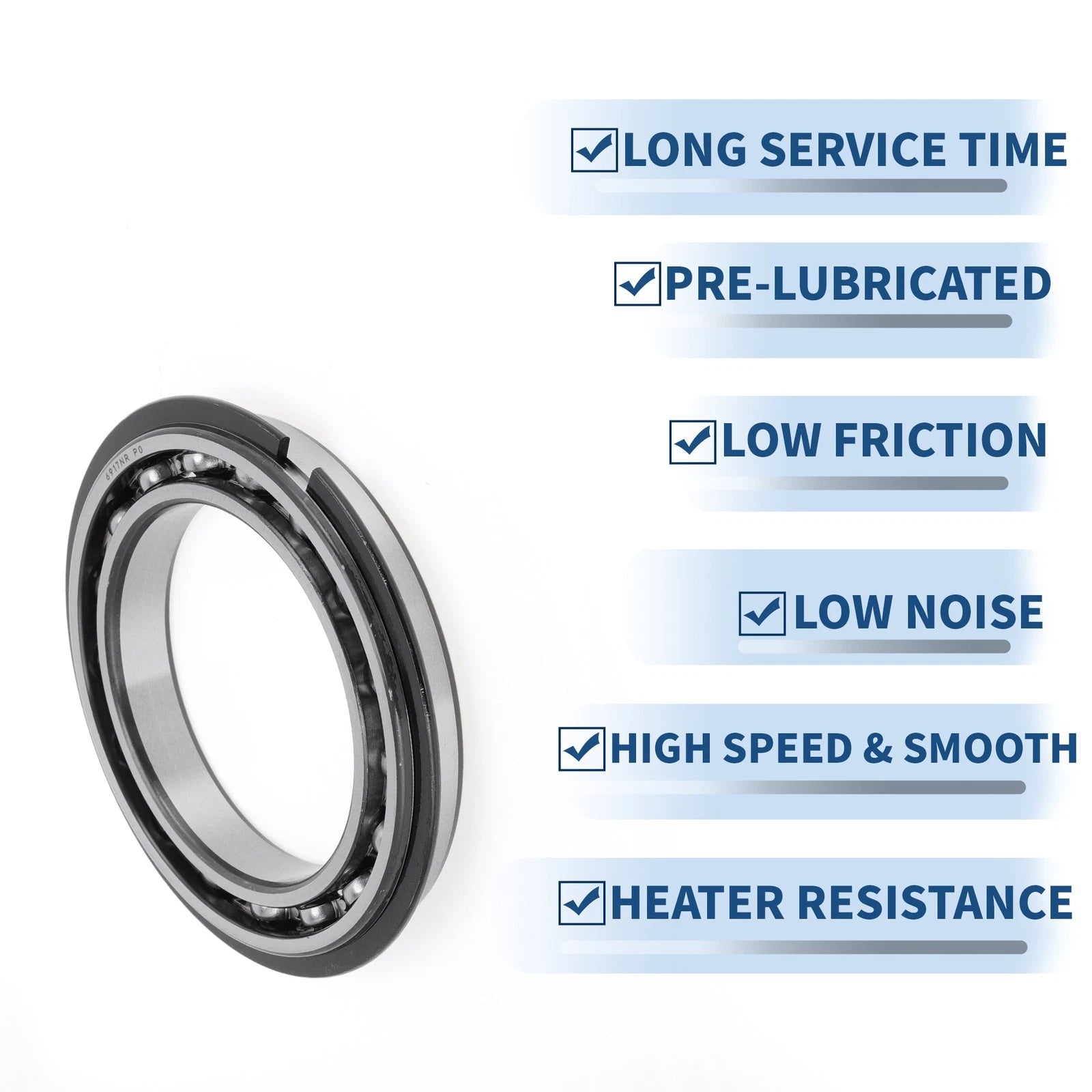 Deep Groove Ball Bearing 6917NR for Scooter Skateboard Wheel (P0 85x120x18mm)