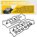 Black Rubber Valve Cover Set for Toyota Tundra (2001–2004) 5VZ-FE