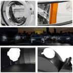 LED Halo Ring Projector Headlight for GMC Sierra/Yukon (1999–2007)