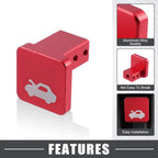 2X Hood Release Latch Handle Repair Kit for Honda CR-V (1997–2006) Red