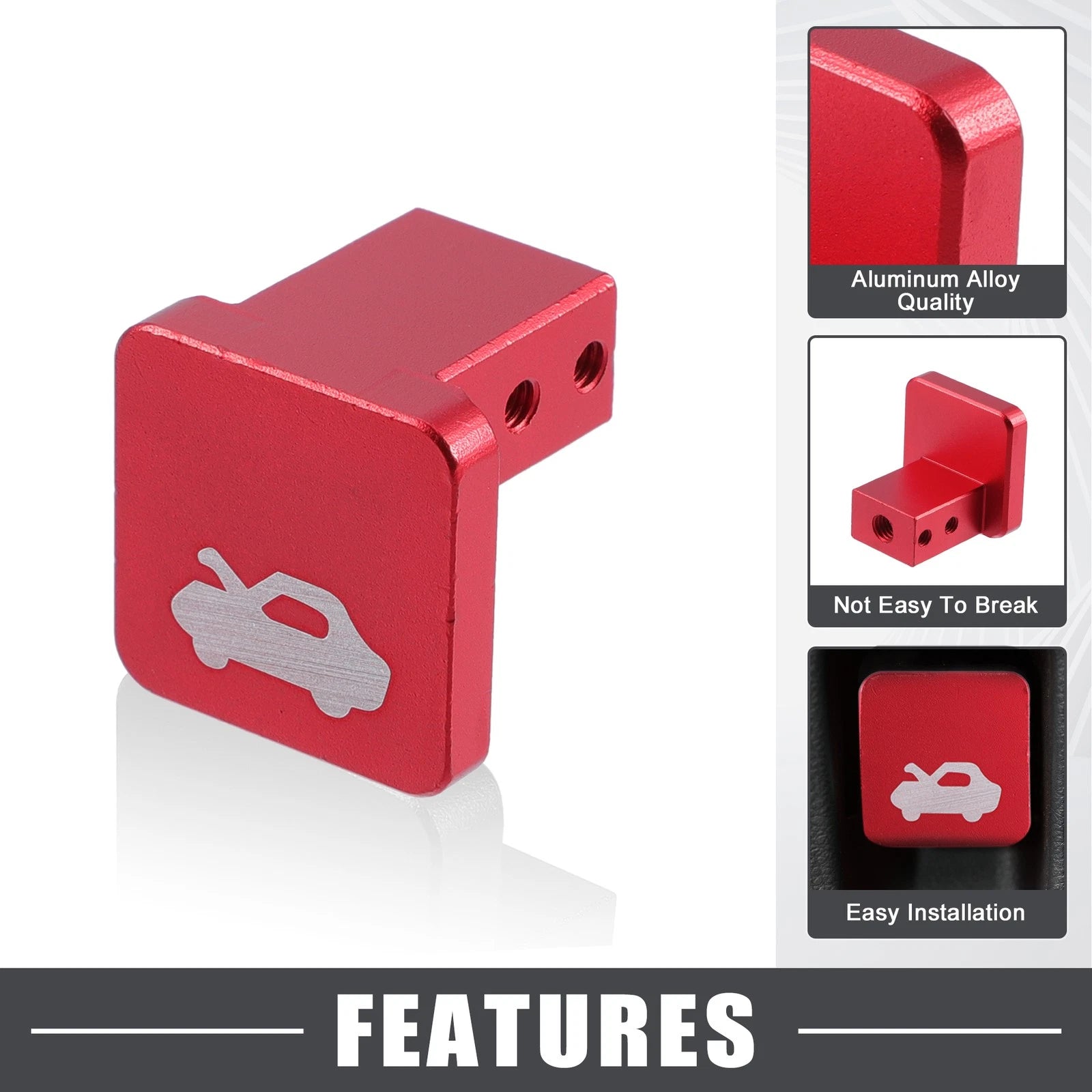 2X Hood Release Latch Handle Repair Kit for Honda CR-V (1997–2006) Red