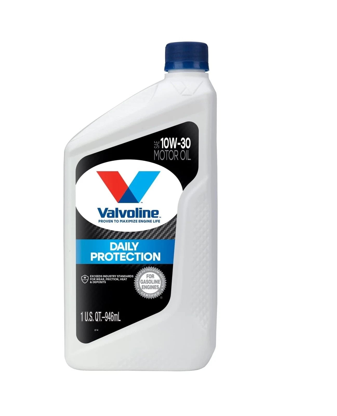 Valvoline Daily Protection 10W-30 Motor Oil 1qt for