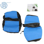 Set of 2 Blue Vinyl Front Seat Covers for Club Car DS 