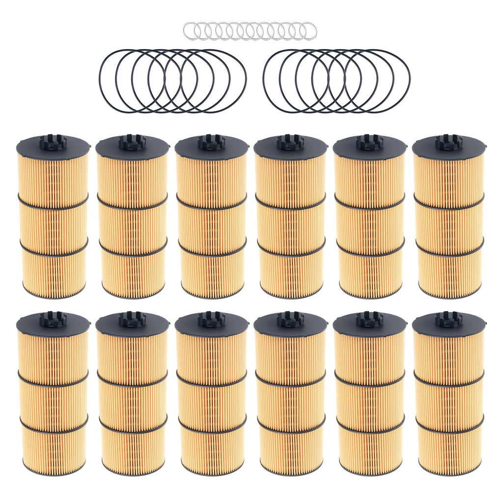 Set of 12 Oil Filters for Freightliner Cascadia (2020–2022) A4711800209