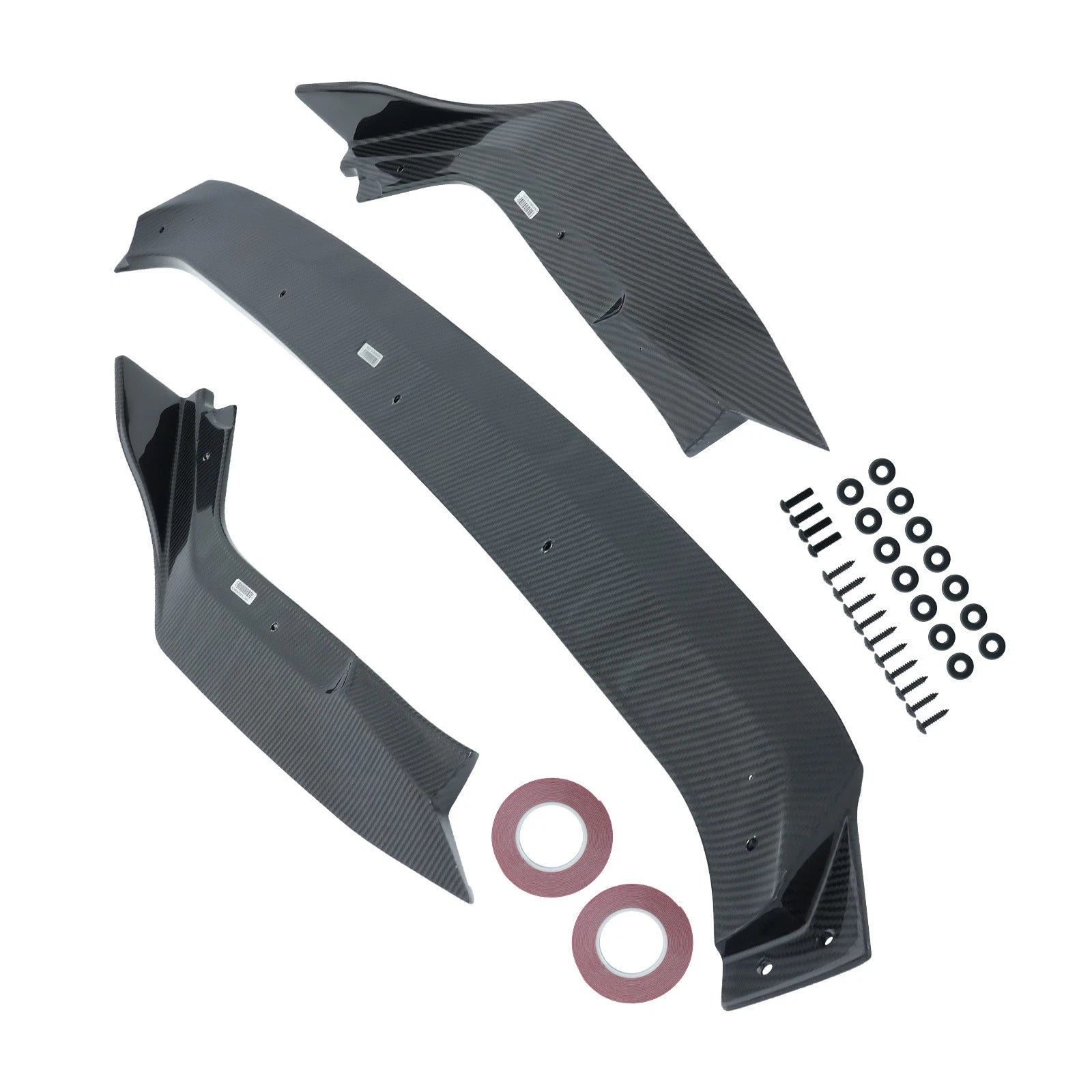 3 Piece Front Bumper Lip for Honda Civic Type-R FL5 (2023–2025) Carbon Fiber