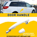 Rear White Exterior Door Handle for Toyota Sienna (2004–2010)
