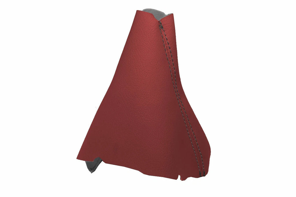 E Brake Boot Cover Leather for BMW E60 (2004–2010) Red Black Stitch