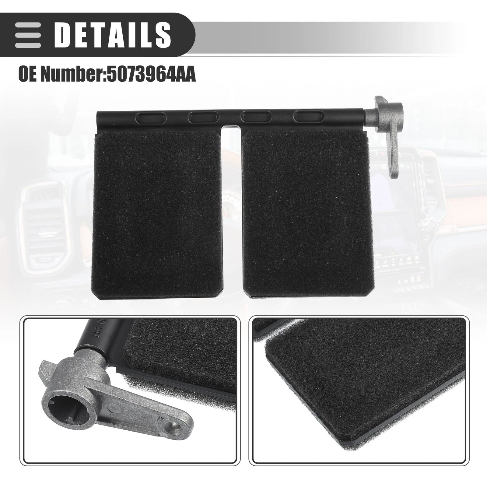 Set of 1 Car Blend Door Repair Kit for Dodge Ram 1500 2500 3500 (No. 5073964AA)