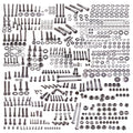 659pcs Stainless Steel Bolt Screw Kit for Yamaha YFZ350 (1987–2006)
