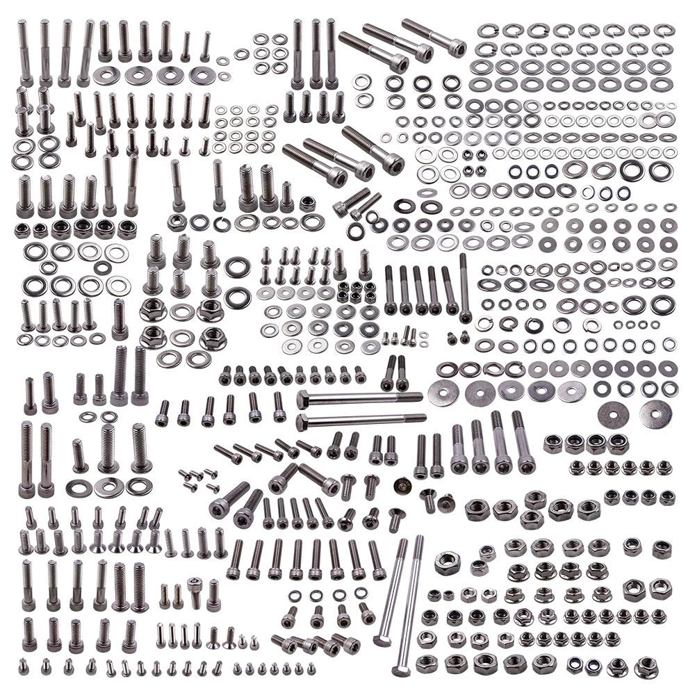 659pcs Stainless Steel Bolt Screw Kit for Yamaha YFZ350 (1987–2006)