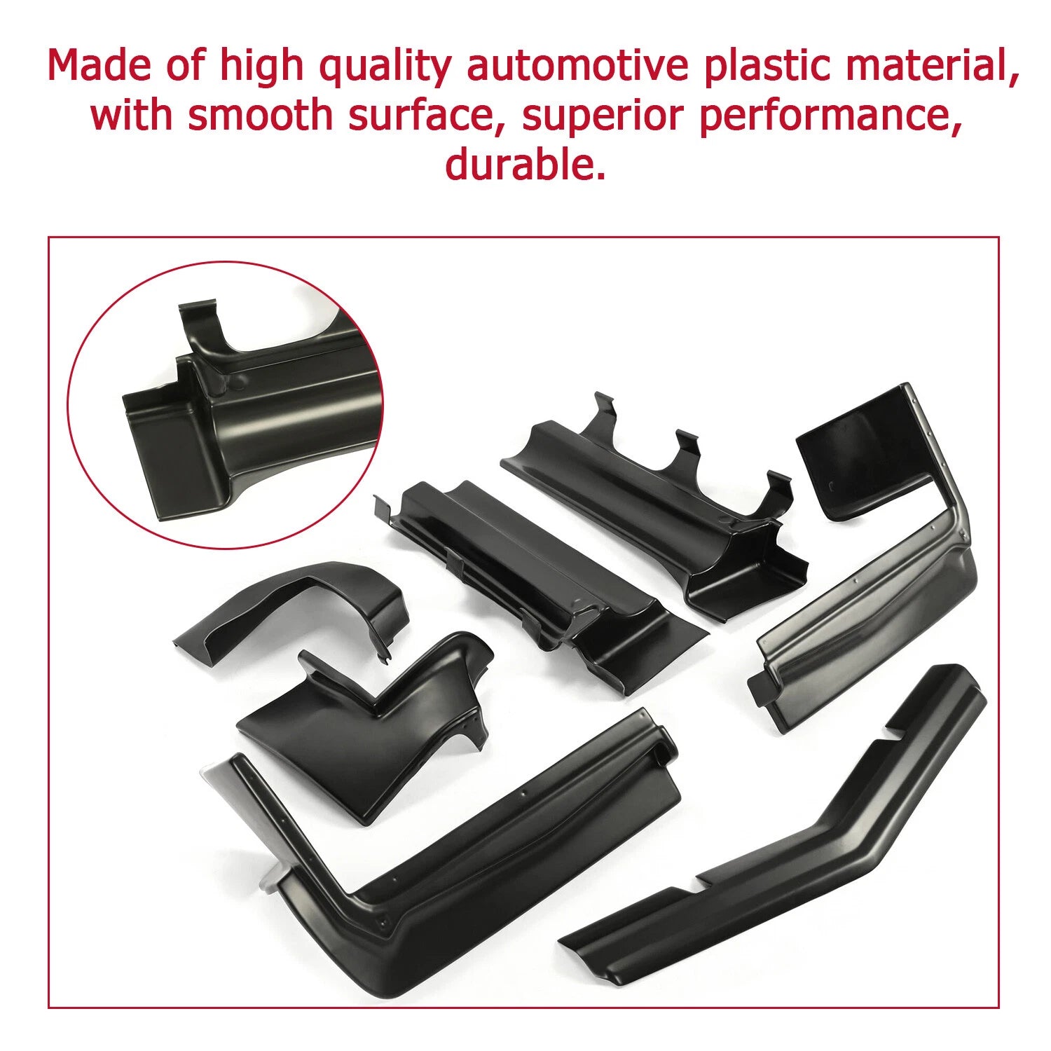 Set of 7 Bumper Fillers for Buick Riviera (1979–1985)
