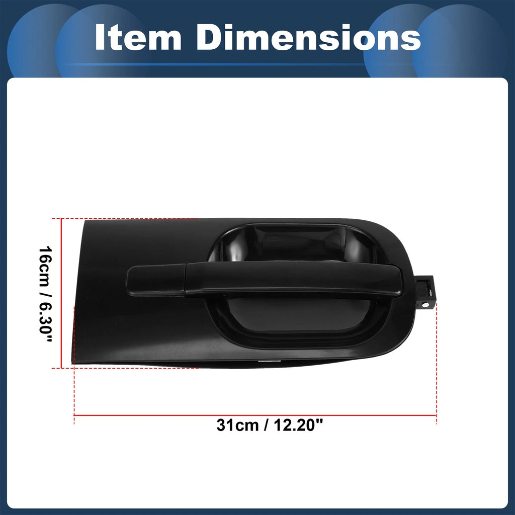 Front Right Door Handle for Hyundai H1 Starex (2007–2009) Black 1 Pc