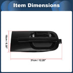 Front Right Door Handle for Hyundai H1 Starex (2007–2009) Black 1 Pc