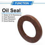 2X Oil Seal Rotary Shaft Seal FKM Rubber 70x110x13mm  