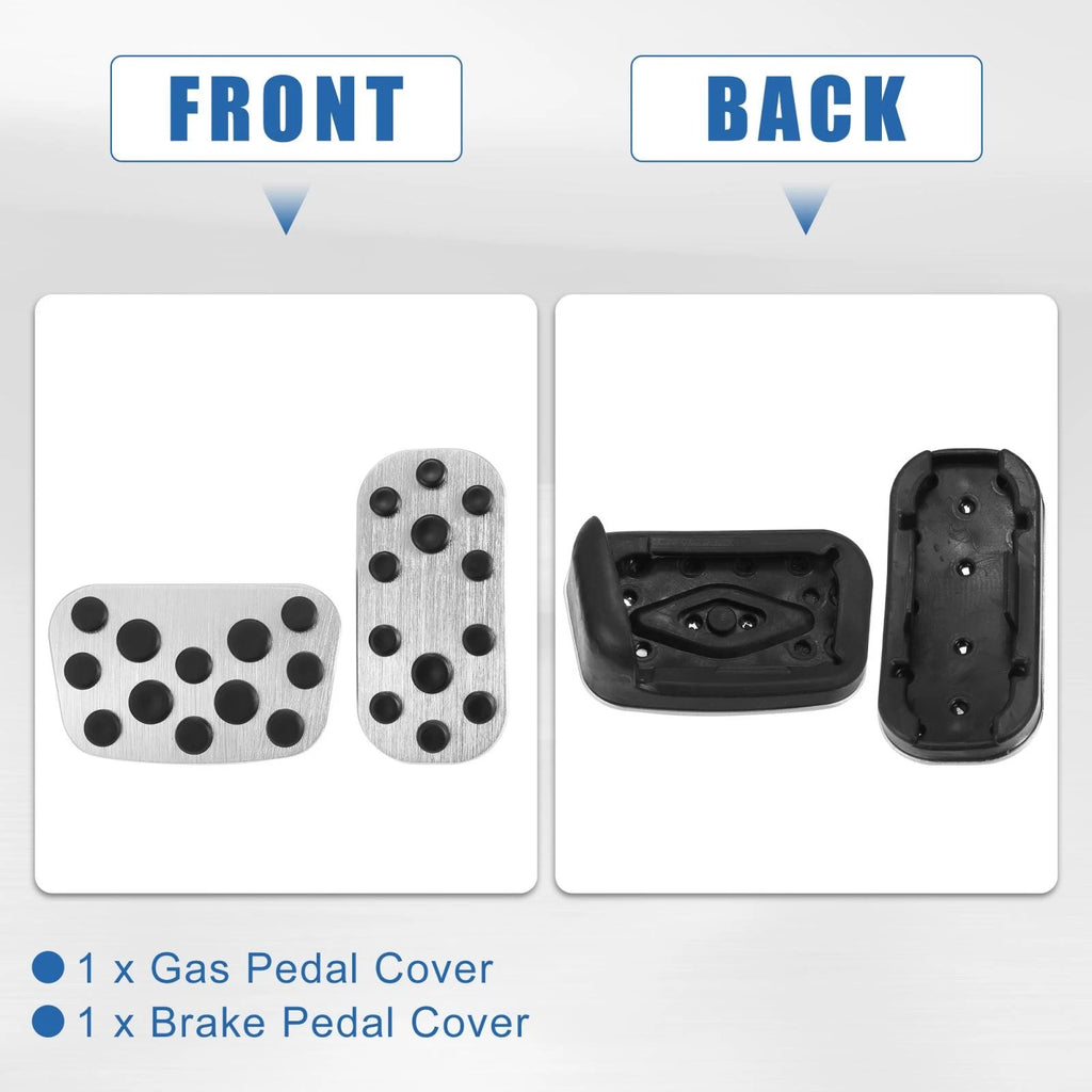 Set of 2 Foot Pedal Pads for Toyota Corolla Hatchback (2019–2023)
