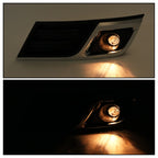 Pair Front Fog Lights with Bezel Trim for Chevrolet Traverse (2013-2017)