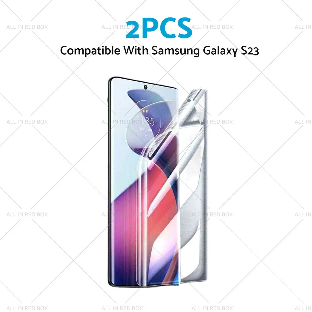 2X Screen Protector Film for Samsung Galaxy S23 Plus Ultra (2023)