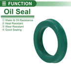 Set of 5 Oil Seal Rotary Shaft Seal 25x35x6mm High Pressure