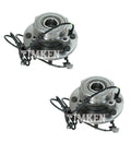 Set of 2 Timken Front Wheel Bearing Hub Kit for Ram 2500 3500 (2003–2013)