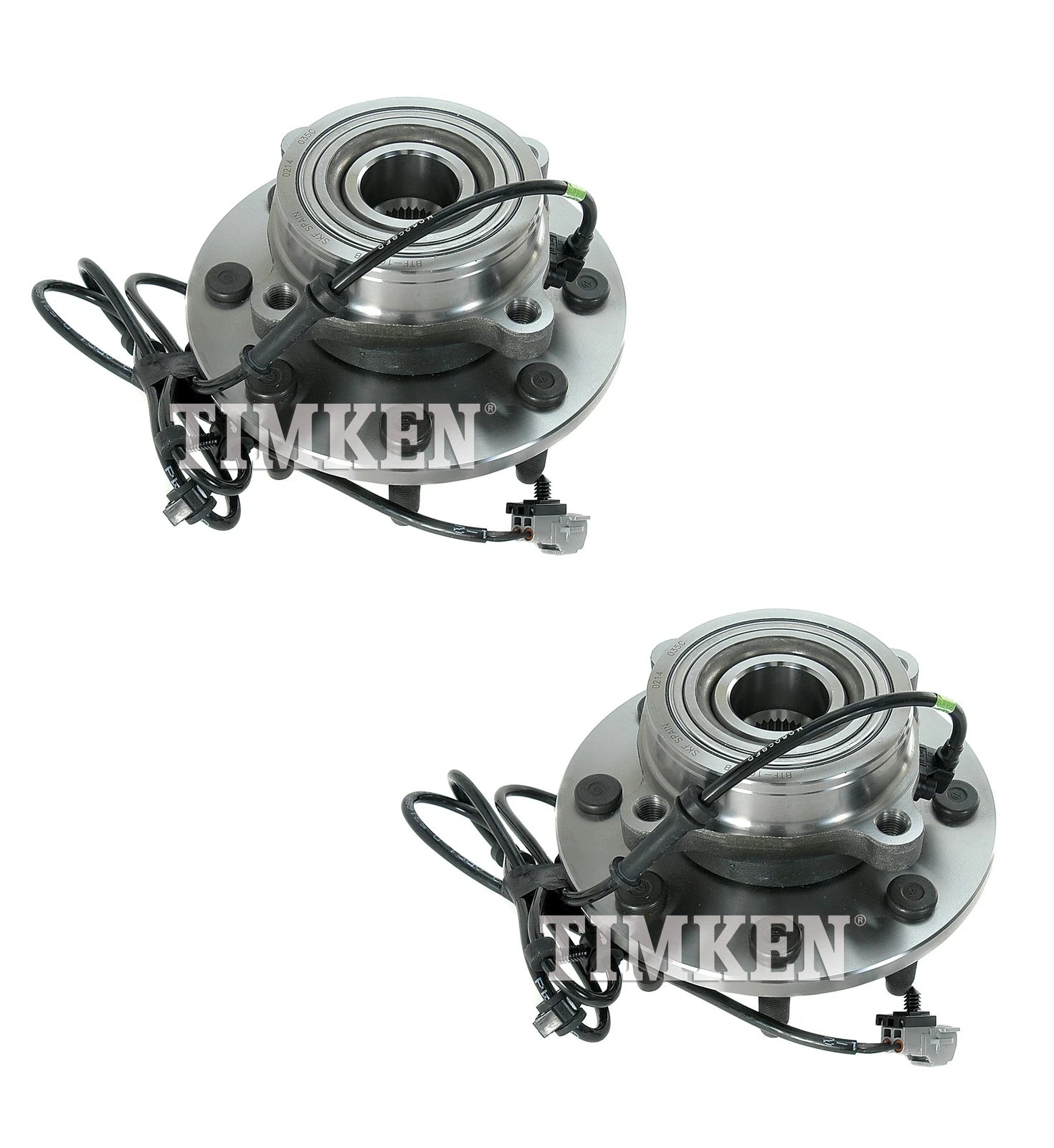 Set of 2 Timken Front Wheel Bearing Hub Kit for Ram 2500 3500 (2003–2013)