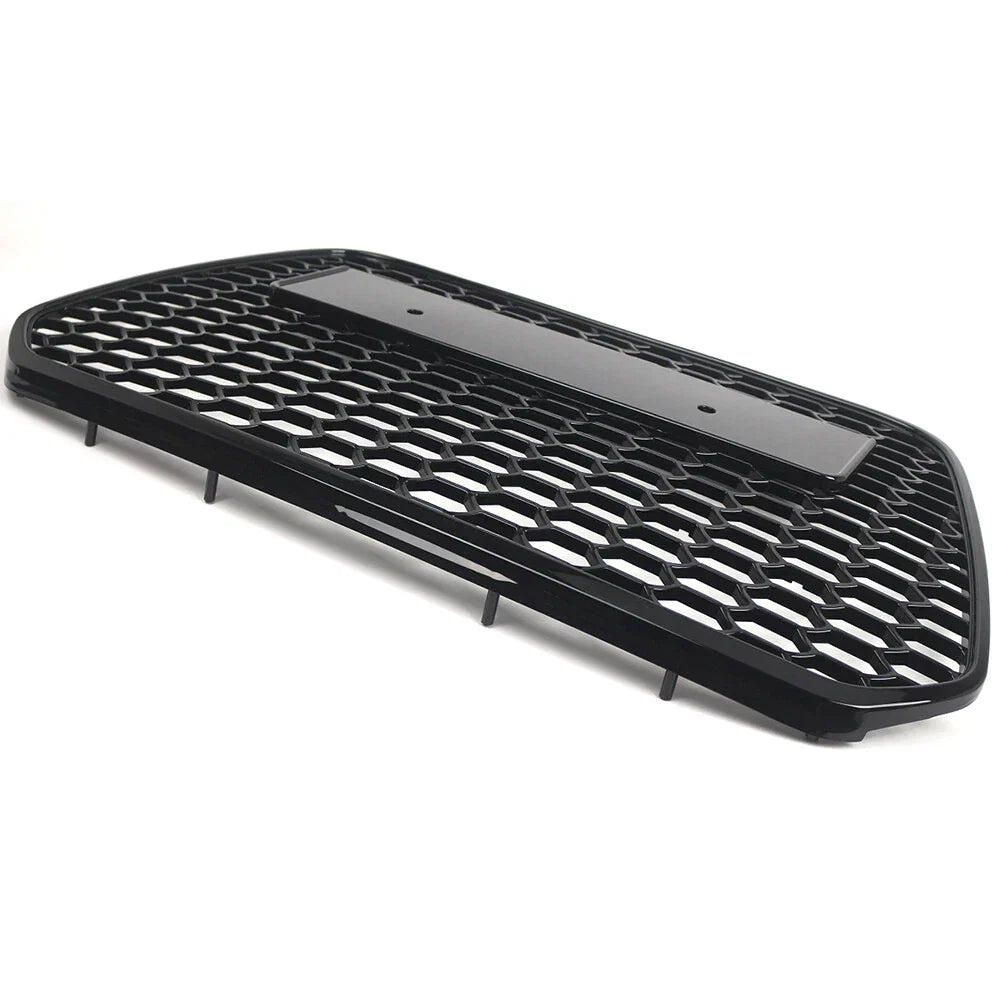 Front Bumper Mesh Grill for Audi A6 S6 C7 (2012-2015) Black