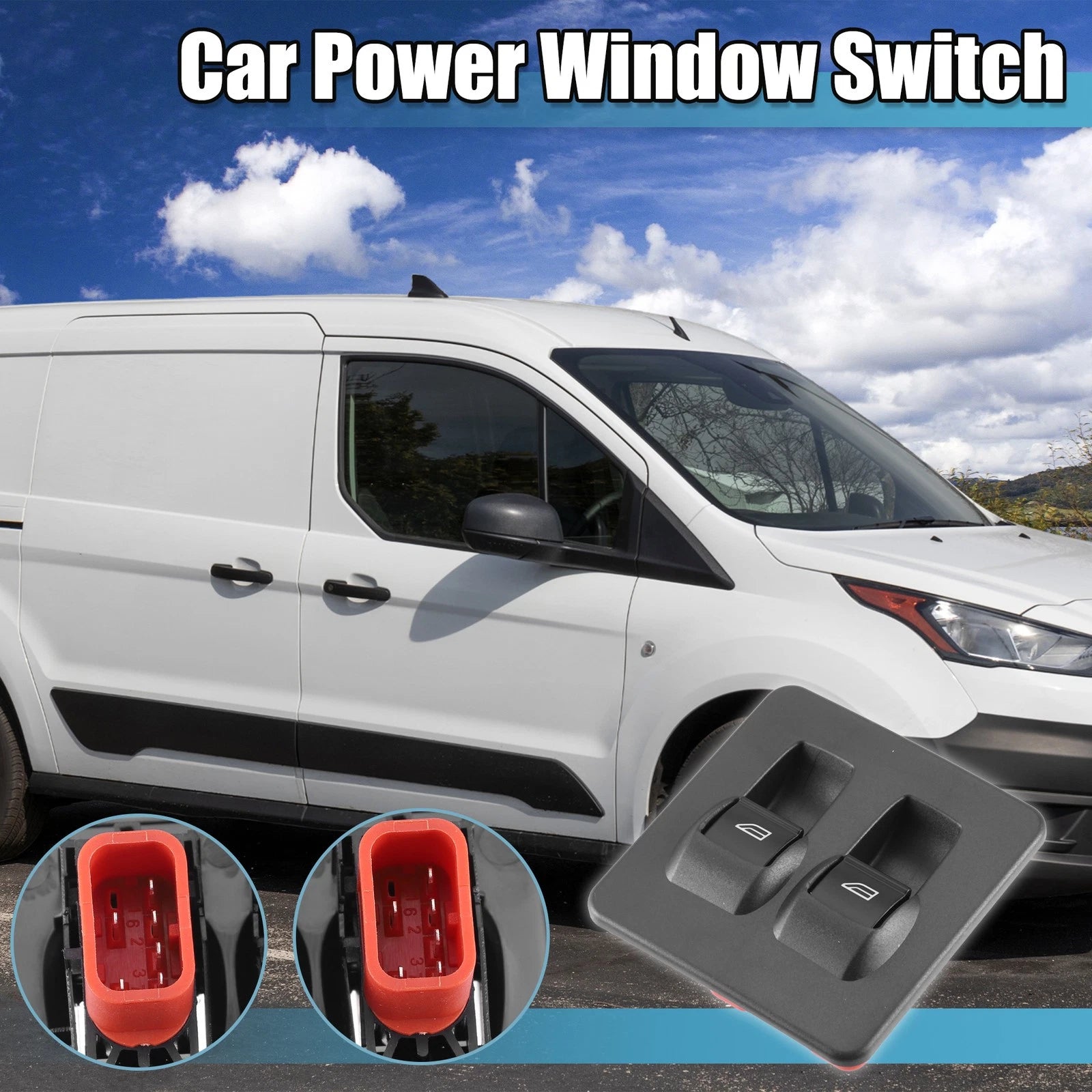Power Window Control Switch 9T1Z-14529-A for Ford Transit Connect (2010–2013)