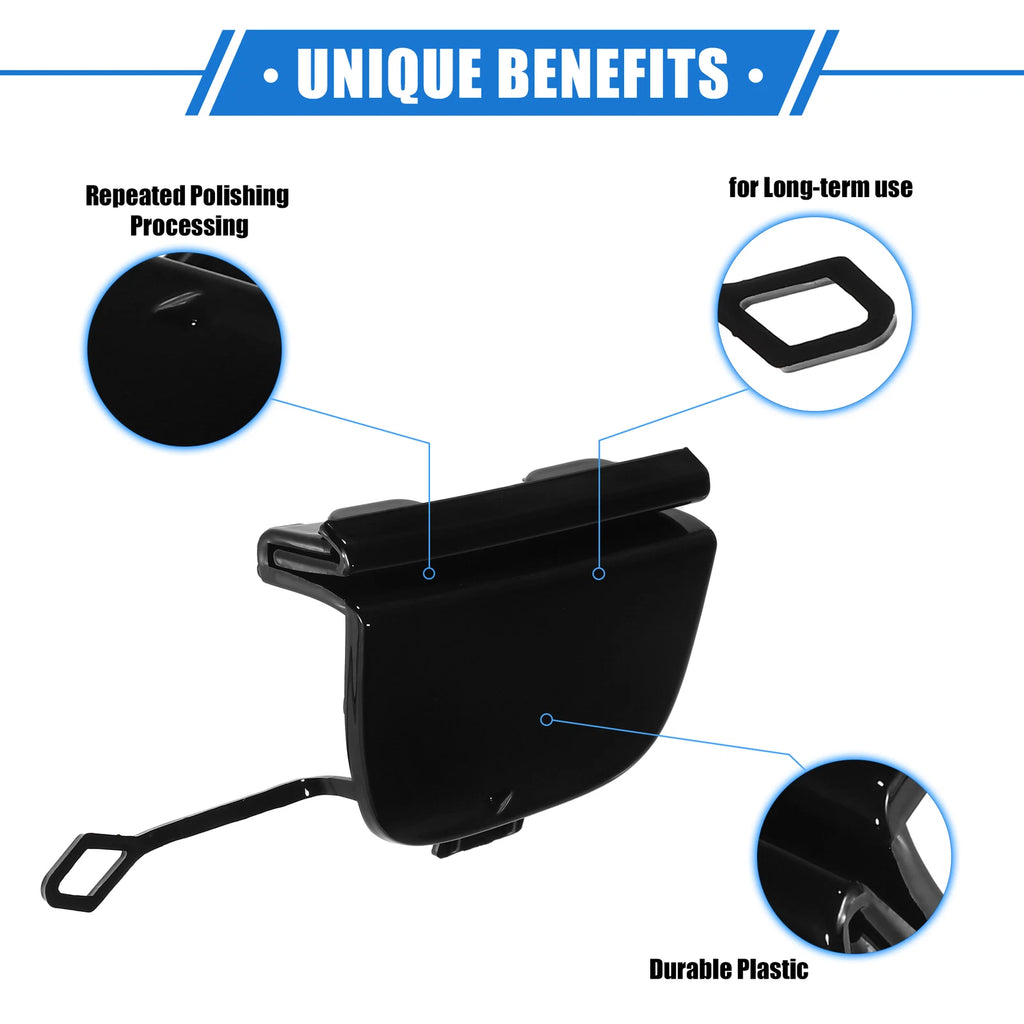Tow Hook Eye Cover Cap for Mercedes-Benz E-Class W213 (2017–2023) Black
