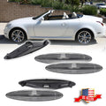 Set of 4 Clear Front & Rear Side Marker Light Housings for Lexus SC430 (2002–2010)