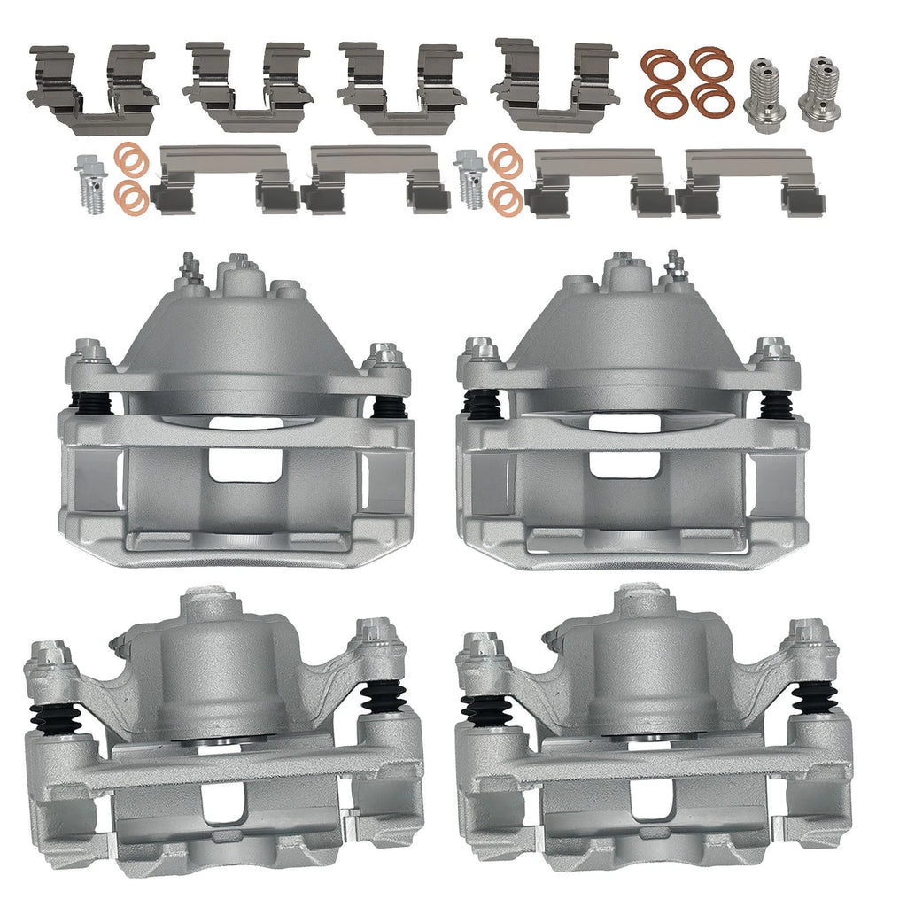 Front Rear Disc Brake Caliper Set for Buick Century Regal 1997-2004 w/Bracket