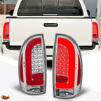 C-Bar LED DRL Sequential Turn Signal Projector Headlights for Silverado (2007–2014)