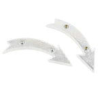 Set of 4 Yellow Bike Reflectors for Universal Use (No Tools Required)