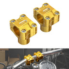 50mm Handlebar Risers 1.25" Bar Clamp Kit for Harley Dyna Switchback (2012–2017)