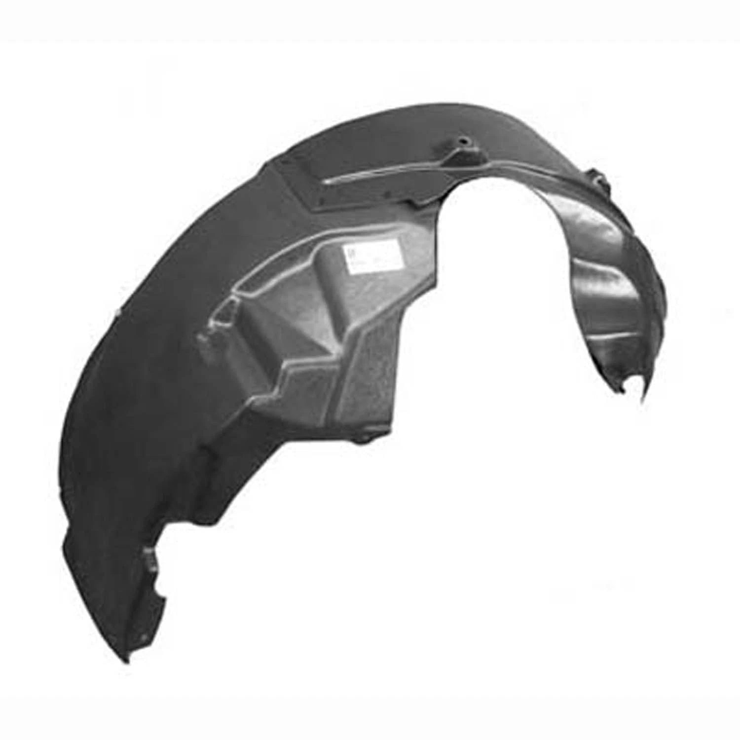 Replacement Plastic Passenger Side Front Inner Fender Liner-See Compatible Chart