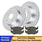 Brake Rotors and Pads Kit for Dodge Ram 1500 (YYYY–YYYY)