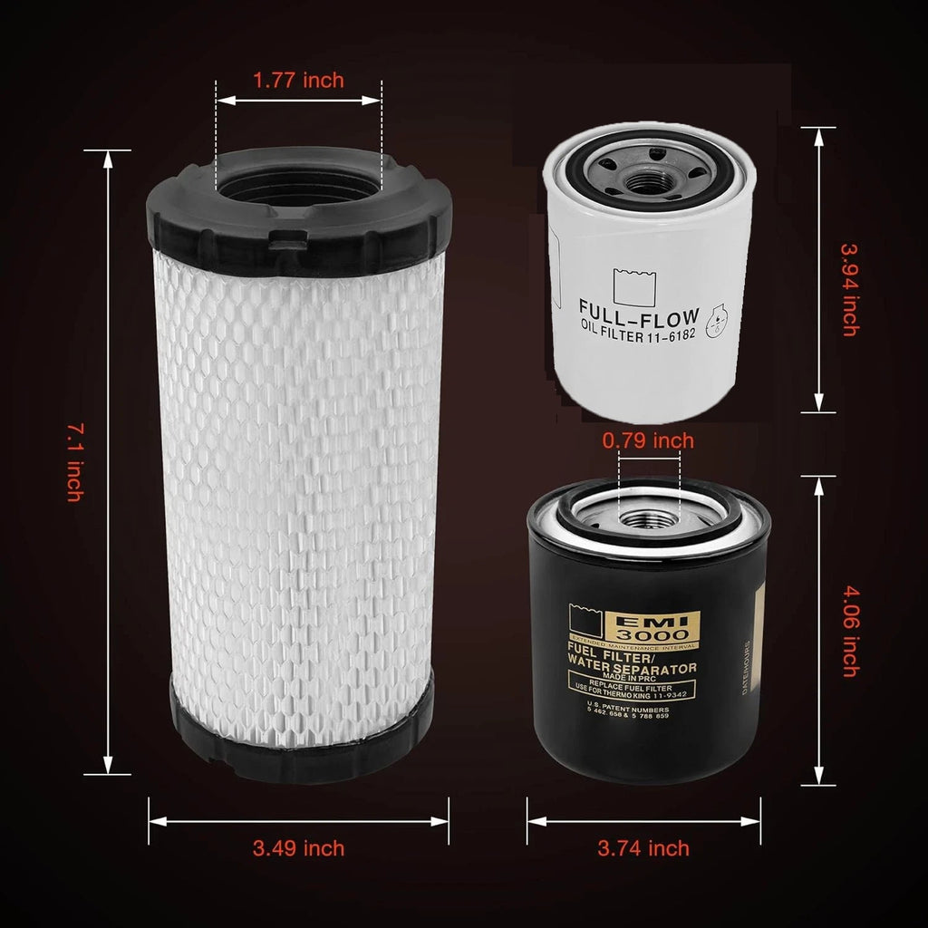 Fuel Filter Set for Thermo King Tripac APU (2005-2023)
