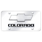 Dual Chrome New on Chrome Plate - Officially Licensed for Chevrolet Colorado
