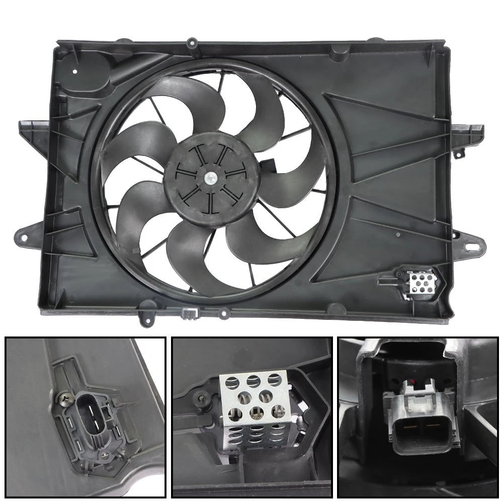 Radiator Cooling Fan Assembly for Chevrolet Equinox GMC Terrain (2010–2017)