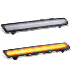 Chrome Amber Full LED Marker Turn Signal Bumper Lights for Kenworth T680 (2022–2026)