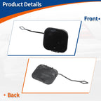 Rear Bumper Tow Hook Cover for Mercedes-Benz B-Class (2012–2019) No.A2468851022 Black