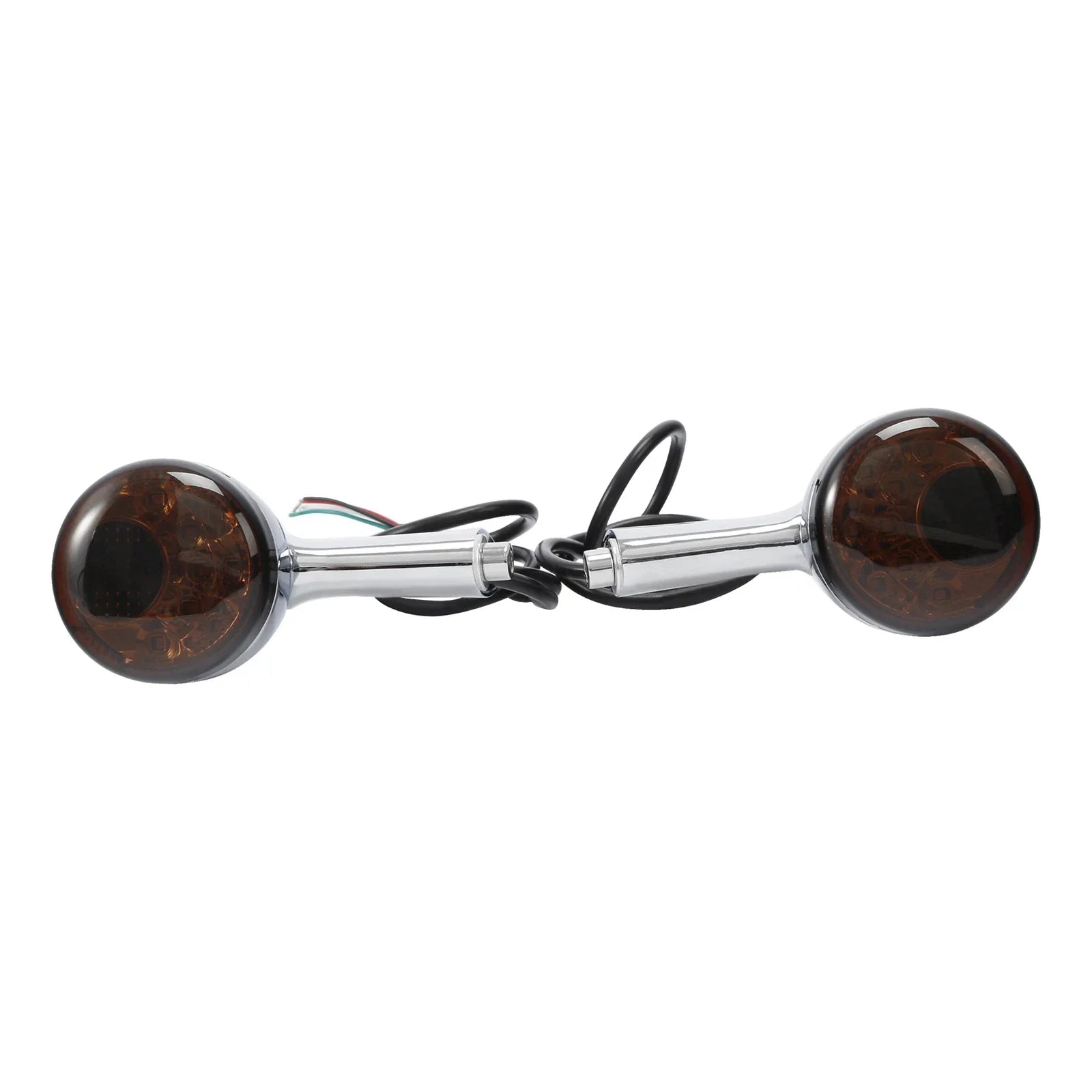 Chrome LED Rear Turn Signal Lights for Harley Sportster 883 XL1200 (1992-Up)