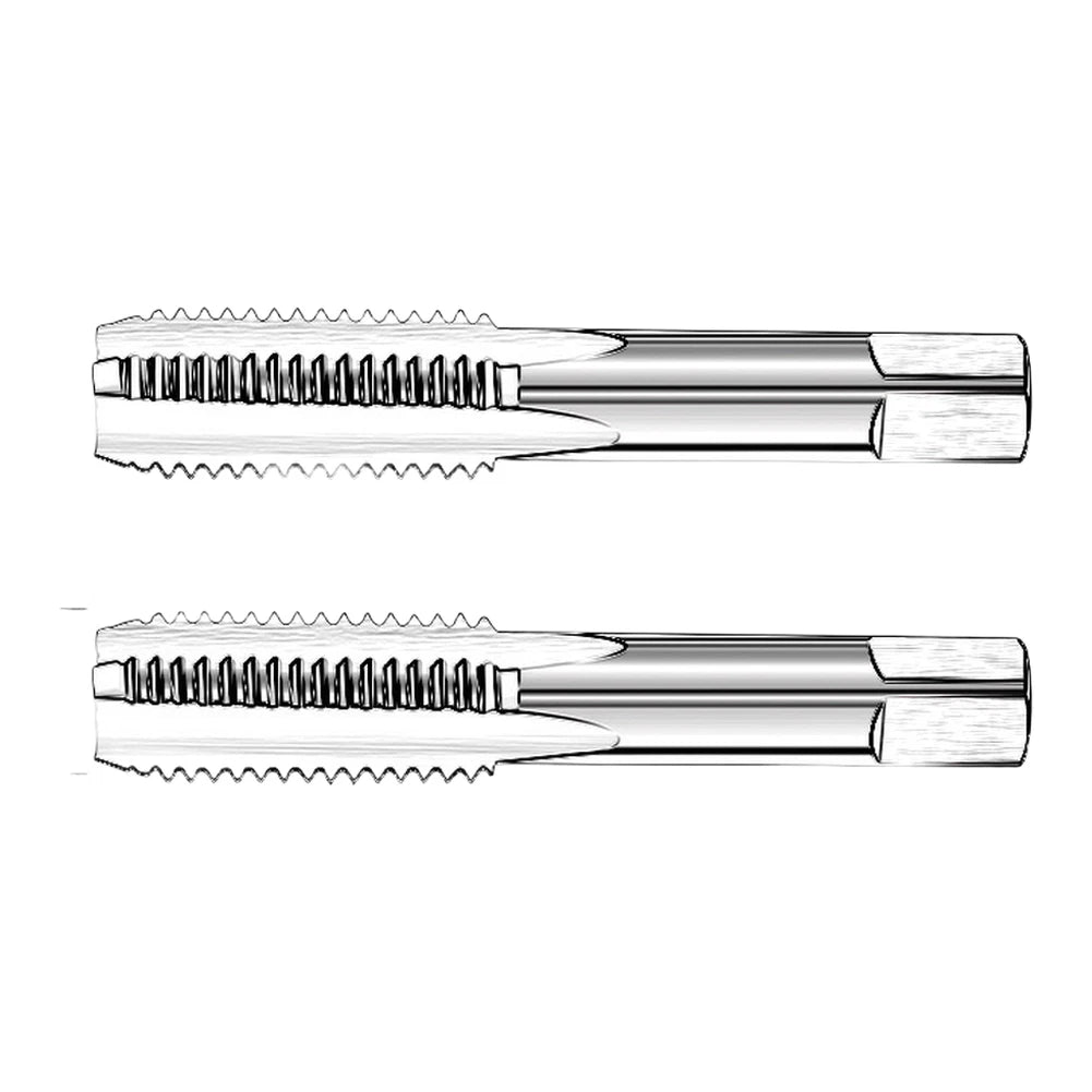 Set of 4 Alloy Steel Metric Hand Taps for Zinc Titanium