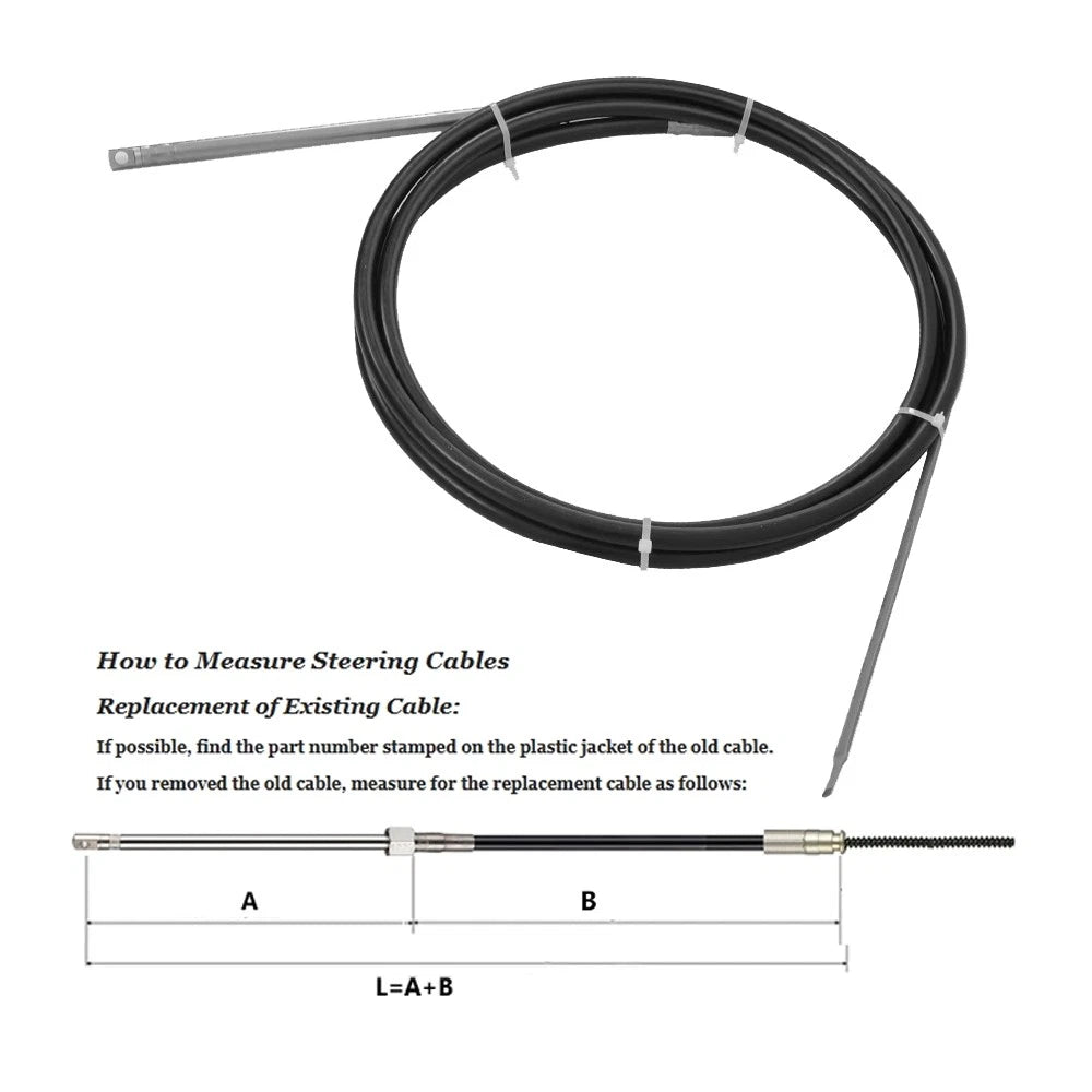 17Ft Rotary Steering System for Outboard Boat (SS13217)