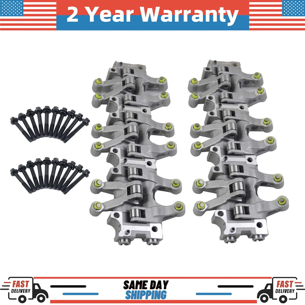 Set of 2 Rocker Arm Shaft Lifter Assembly for Dodge Chrysler 3.5L 4.0L V6