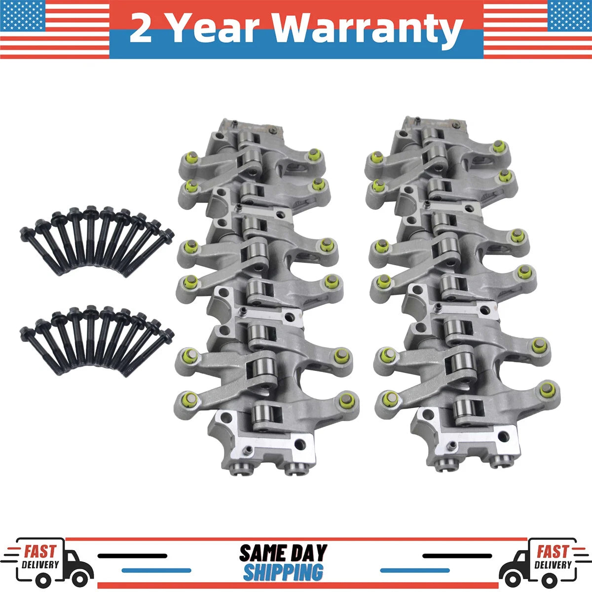 Set of 2 Rocker Arm Shaft Lifter Assembly for Dodge Chrysler 3.5L 4.0L V6
