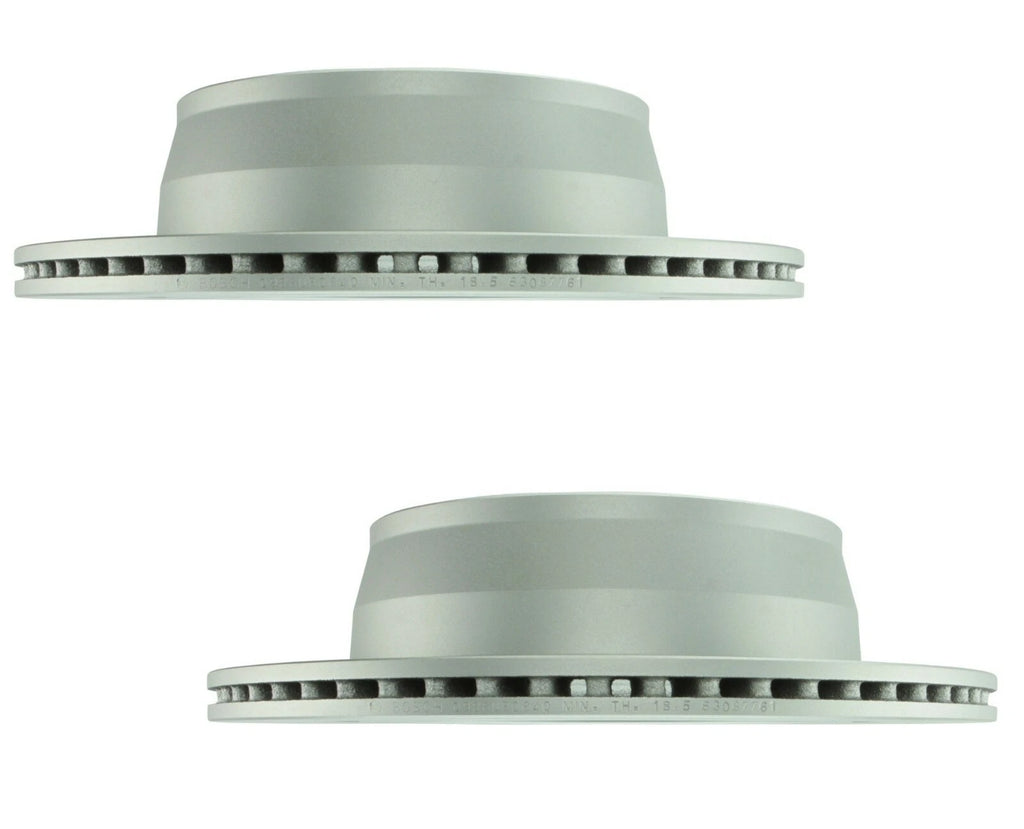 Set of 2 Bosch QuietCast Disc Brake Rotors for Cadillac Chevrolet GMC